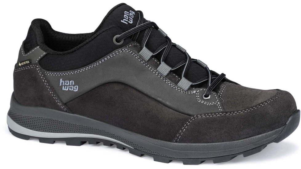Hanwag Banks Low GTX Hiking Boots - Mens, Asphalt/Black, 11, H203500-064012-11