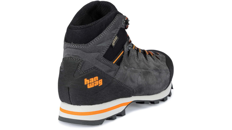 Hanwag Makra Light GTX Boots - Men's, 11.5 US, Asphalt/Orange, H100400-064023-10,5