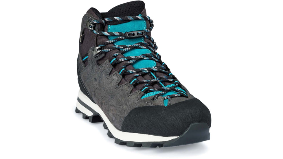 Hanwag Makra Light Lady GTX Shoes - Womens, Asphalt/Bluegreen, 4, H100401-064499-4