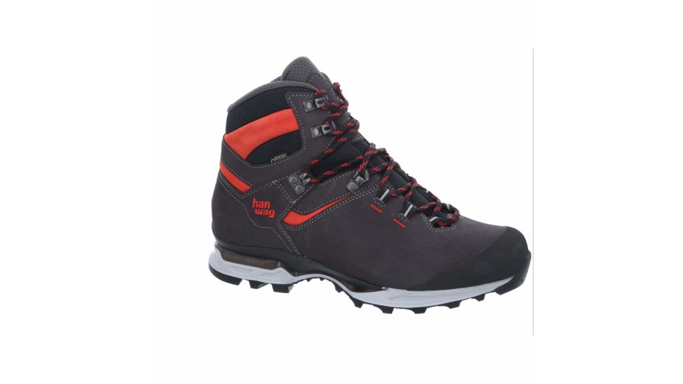 Hanwag Tatra Light GTX - Mens, Asphalt/Red, Medium, 12.5, H202500-64055-12.5