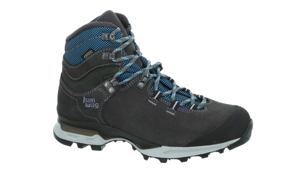 Hanwag Tatra Light Lady GTX Backpacking Boot - Womens, Asphalt/Ocean, Medium, 7.5, H202501-64490-7.5