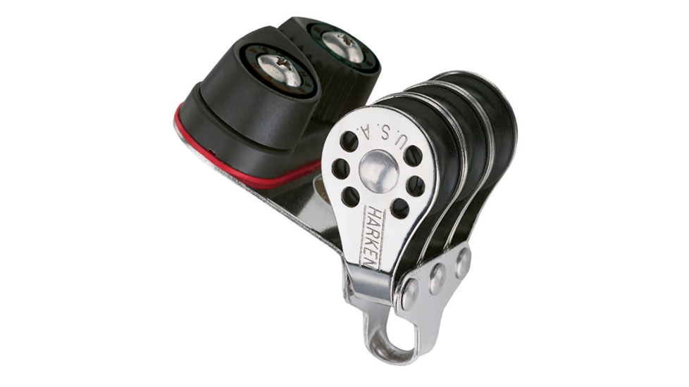 Harken Triple Micro Block w/Cam Cleat- Fishing 22mm 78688