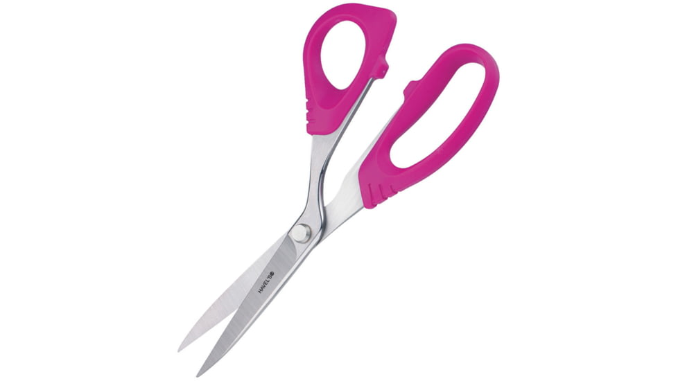 Havels Sew Creative Fabric Scissors, 8in Overall, Stainless Blades, Pink ABS Handles, 30202