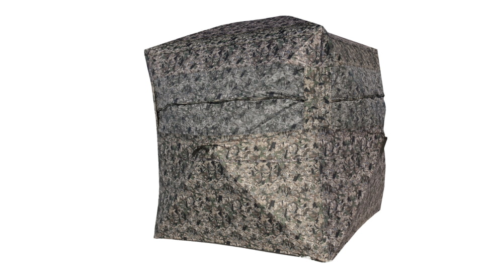 Hawk Treestands 3-Man Reveal Ground Blind, Black, HWK-RVLGB3