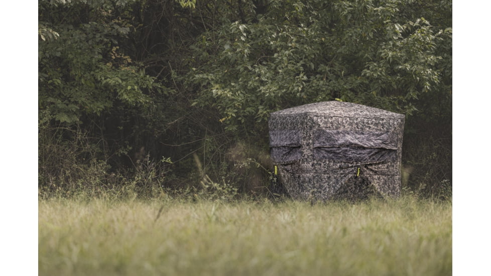 Hawk Treestands 3-Man Reveal Ground Blind, Black, HWK-RVLGB3