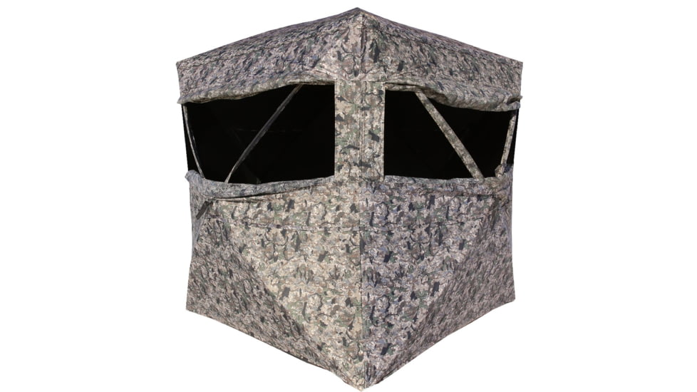 Hawk Treestands 3-Man Reveal Ground Blind, Black, HWK-RVLGB3