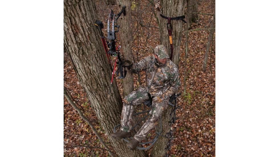 Hawk Treestands Helium Kickback LVL Hang-On Tree Stand, HWK-HF2033