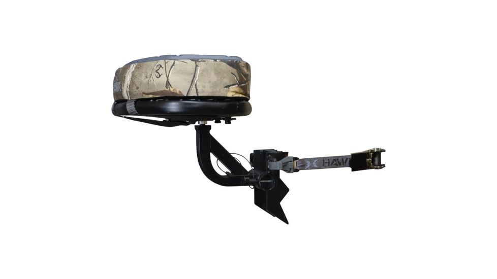 Hawk Treestands Treestands Any Angle Tree Seat, Black 3001