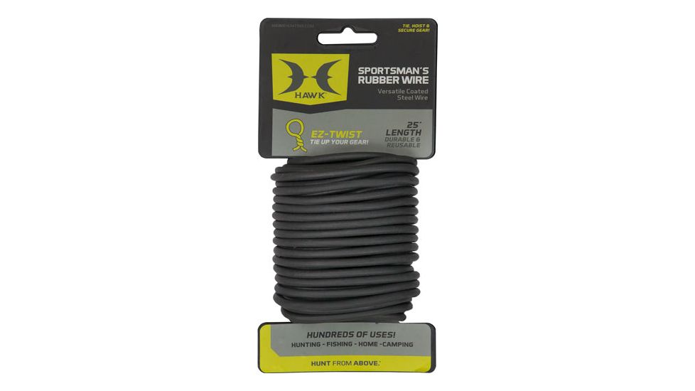 Hawk Treestands Sportsman's 25 Ft 40 Lbs Lift Rubber Wire, 3031
