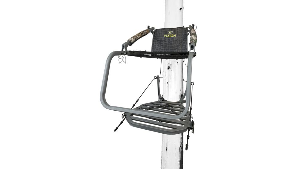 Hawk Treestands Vizion Climbing Stand, Gray, 2043