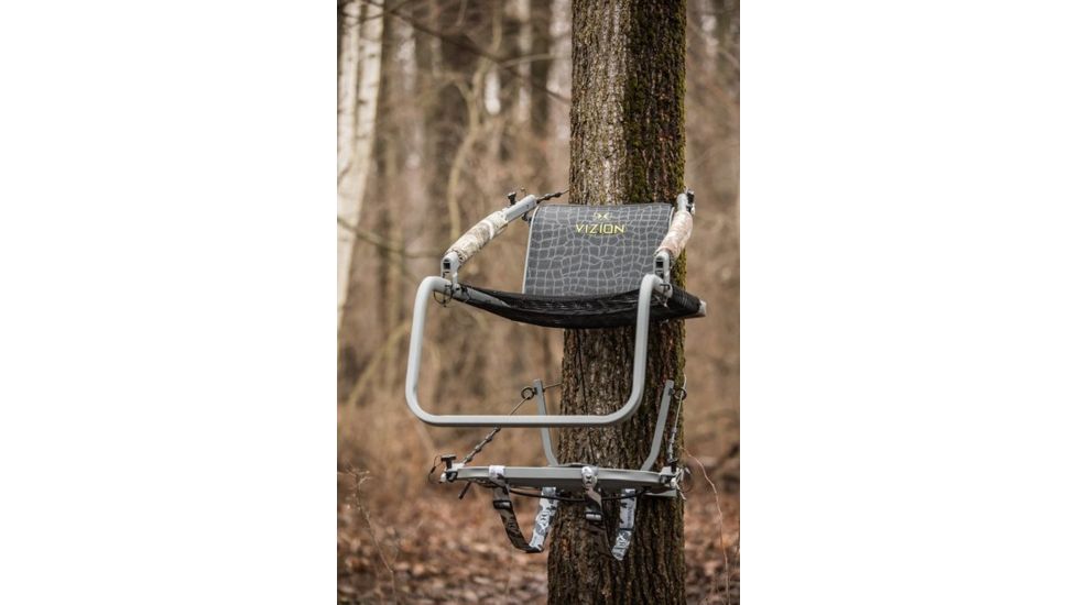 Hawk Treestands Vizion Climbing Stand, Gray, 2043