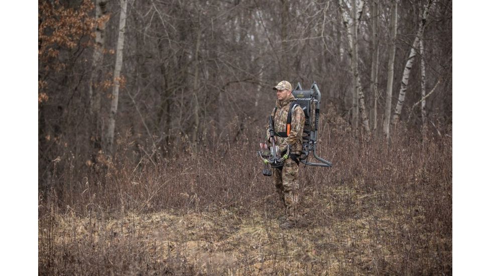 Hawk Treestands Vizion Climbing Stand, Gray, 2043