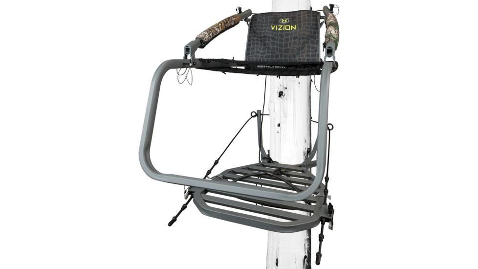 Hawk Treestands Vizion Climbing Stand, Gray, 2043