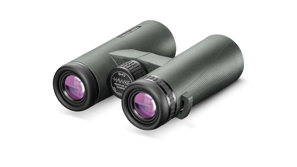 Hawke Sport Optics Frontier APO Binocular, 8x42mm, BAK4, Roof Prism, ED Glass, Fully Multi-Coated, Green, 38510
