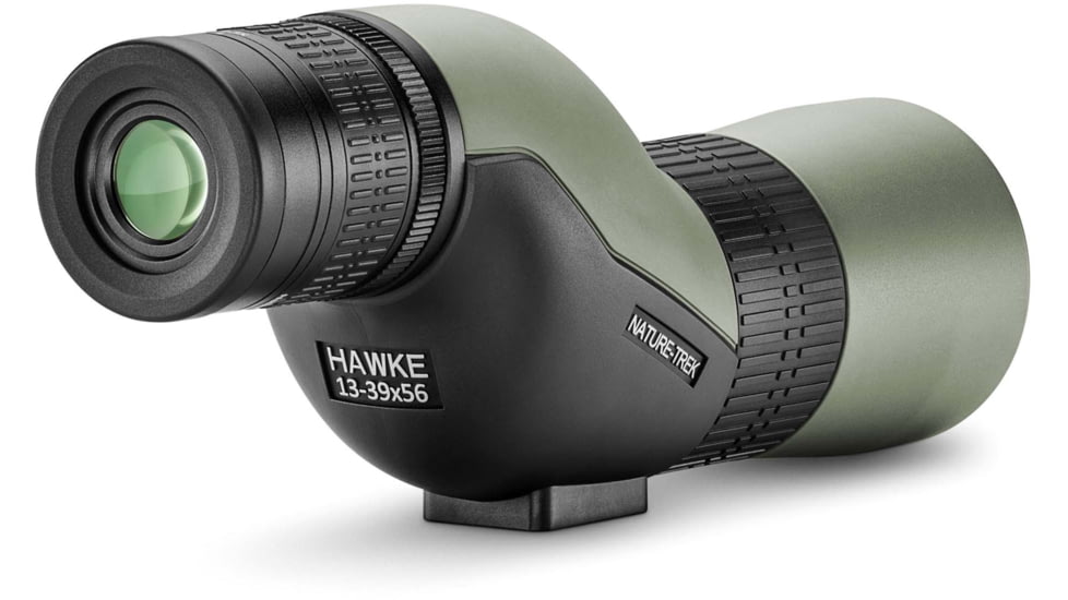 Hawke Sport Optics Nature-Trek 13-39x56mm Compact Spotting Scope w/ Window Mount, Green, 55211
