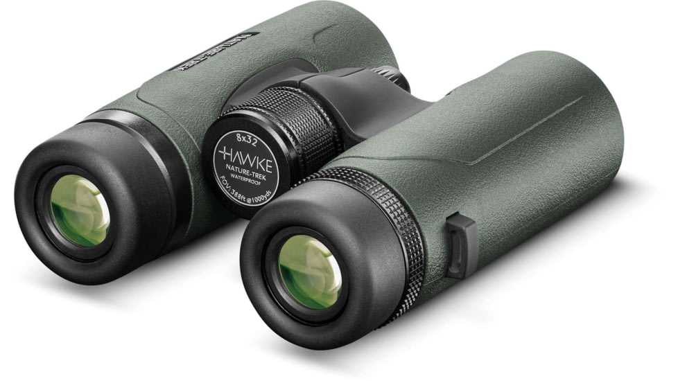 Hawke Sport Optics Nature Trek 8x32mm Roof Prism Binoculars, Green, 35100