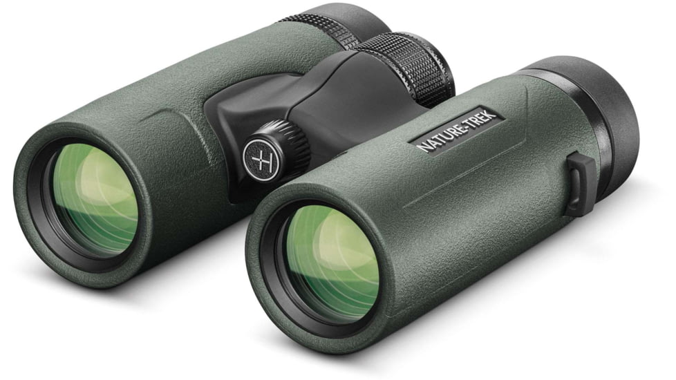 Hawke Sport Optics Nature Trek 10x32mm Roof Prism Binoculars, Green, 35101