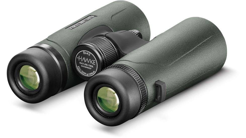Hawke Sport Optics Nature Trek 8x42mm Roof Prism Binoculars, Green, 35102