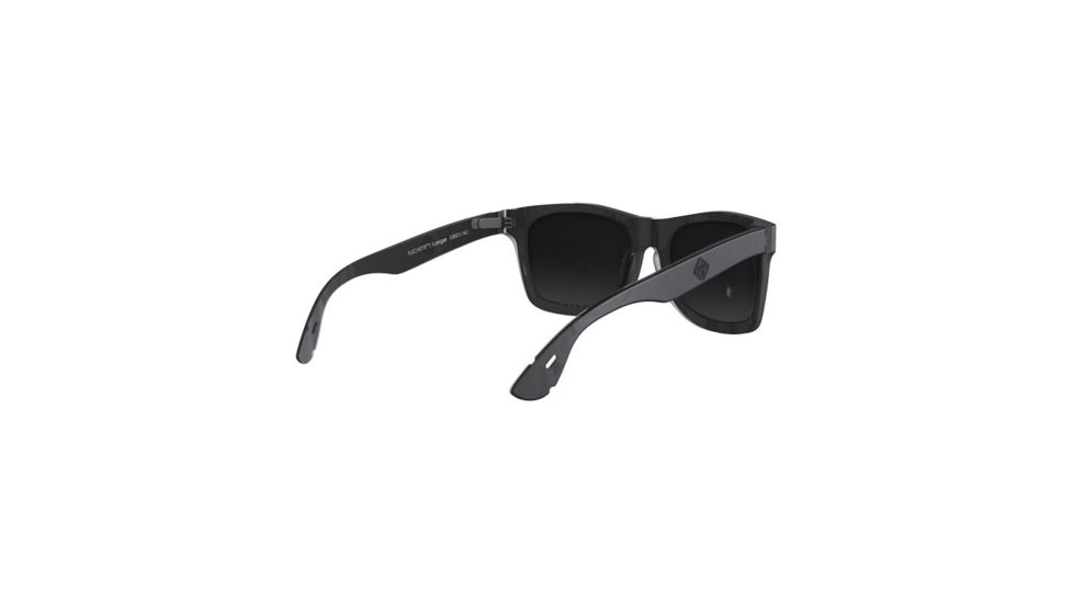 Hazard 4 Flechett Horn-Rimmed Sunglasses, Black, Large, EYE-FLC-L-BLK