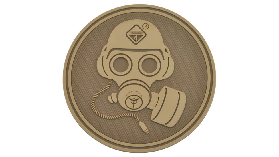 Hazard 4 Gas Mask Patch, Coyote, PAT-GAS-CYT