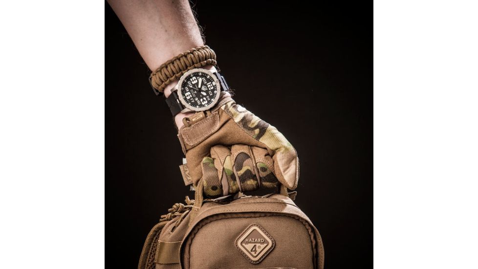 Hazard 4 HeavyWaterDiver BlackTie  B Ti Bracelet, Silver HWD-TI-B-KW-GGYG