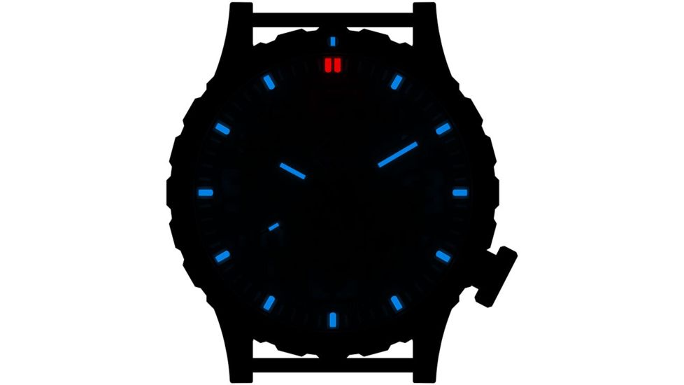 Hazard 4 HeavyWaterDiver BlackTie  B Ti Bracelet, Silver HWD-TI-B-KW-GGYG