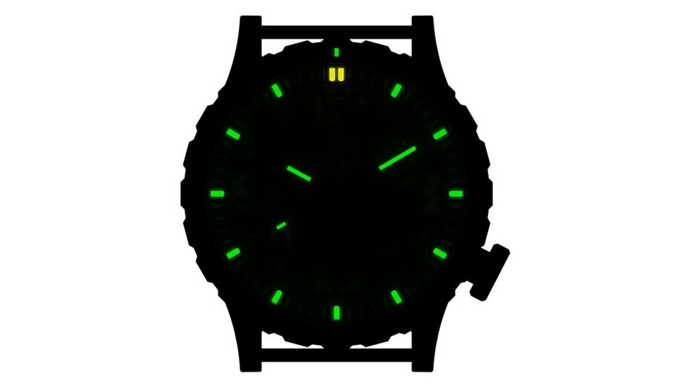 Hazard 4 HeavyWaterDiver BlackTie  B Ti Bracelet, Silver HWD-TI-B-KW-GGYG