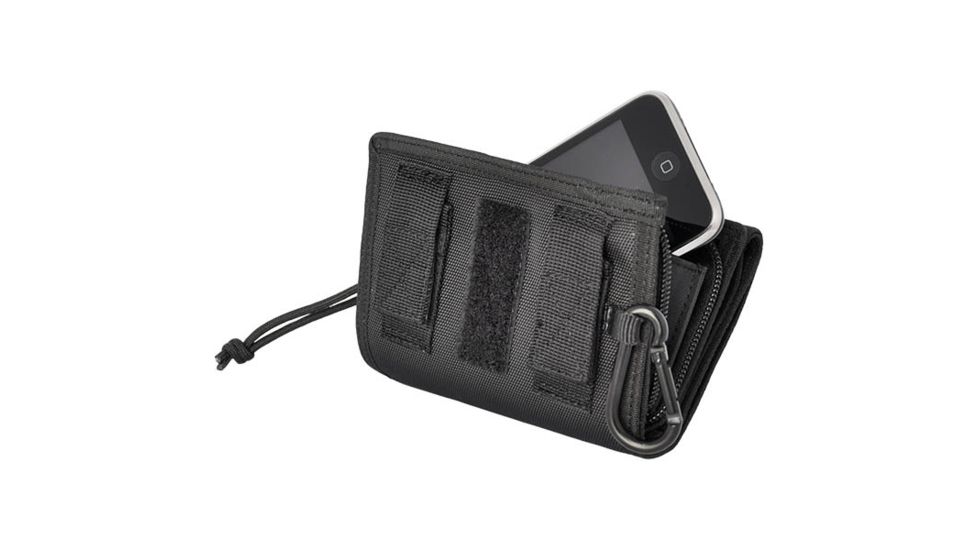 Hazard 4 Mil-iWallet, 2 in 1 iPhone Case/Wallet, Black WLT-H4-IWL-BLK