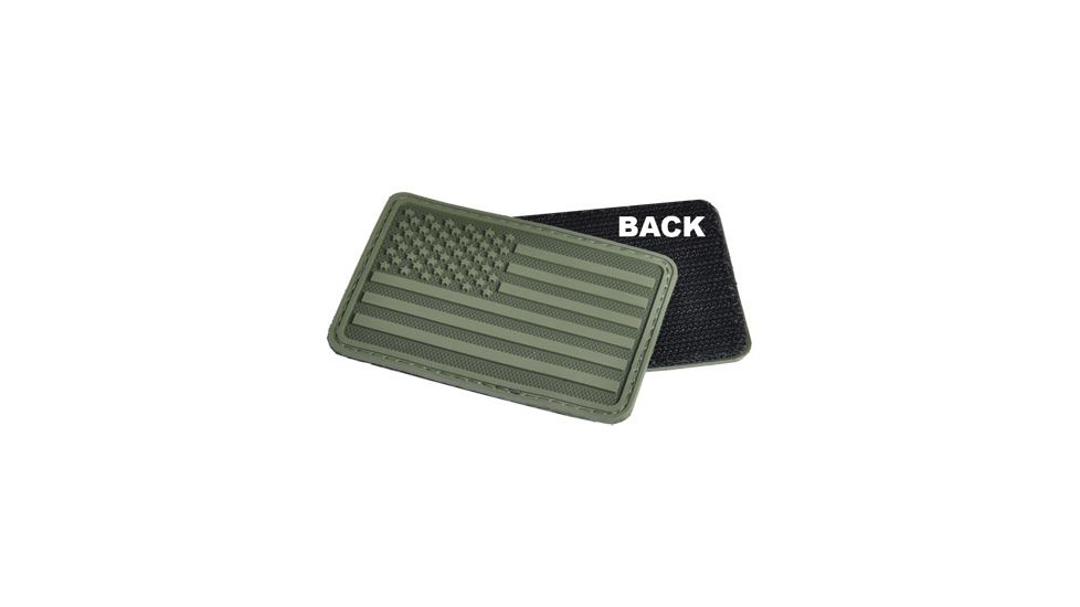 Hazard 4 Left Arm USA Flag Patch, OD Green, PAT-USA-L-GRN