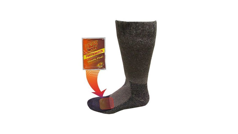 Heat Factory Wool Sport Sock w/Pocket On Toes For Heat Warmer 40150