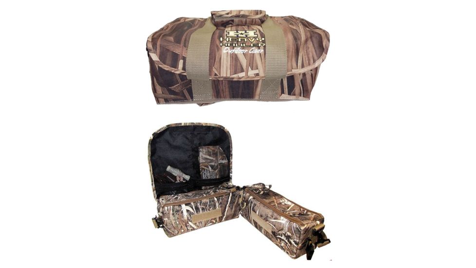 Heavy Hauler Outdoor Gear AR1 Layout Dual Compartment Blind Bag, Late Season Reeds, Mossy Oak Shadow Grass Blades