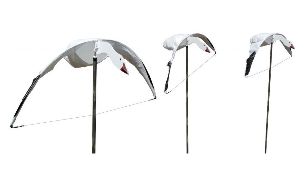 Heavy Hauler Outdoor Gear Goose Motion/Flyer Decoy, 3pack, Snow Goose HH0092-SG