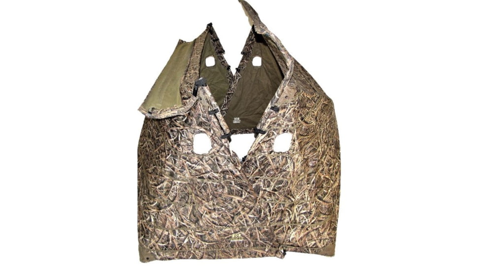 Heavy Hauler Outdoor Gear HUB Blind Back Cover/Lid, Mossy Oak Shadow Grass Blades, 151B