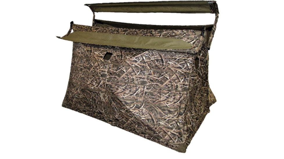 USED Heavy Hauler Outdoor Gear HUB Blind Front Flip Down Cover/Lid, Mossy Oak Shadow Grass Blades, 01512F, EDEMO3