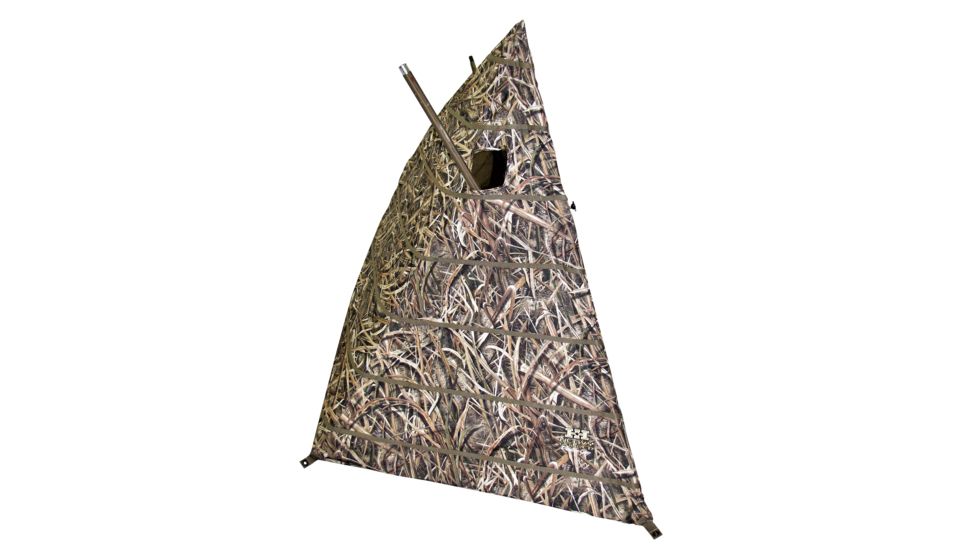 Heavy Hauler Outdoor Gear The HUB, Single Hub 2-3 Man Panel Blind, Mossy Oak Shadow Grass Blades, HH0121