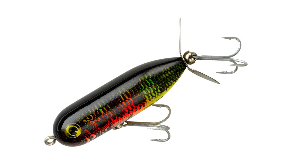 Heddon Baby Torpedo Topwater Prop Bait, 2 1/2in, 3/8 oz, Natural Perch, X0361LC