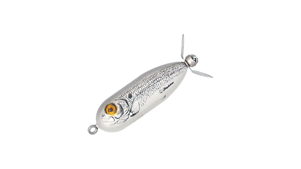 Heddon Baby Torpedo Topwater Prop Bait, 2 1/2in, 3/8 oz, Shad, X0361GBSD