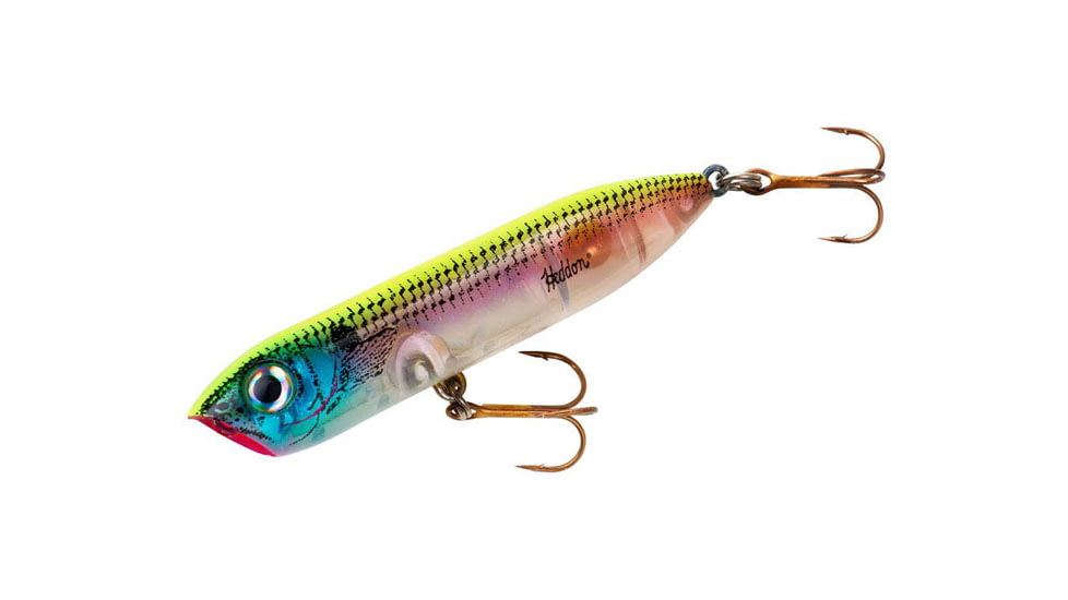 Heddon Chug'n Spook Jr Topwater Walking Bait, 3.5in, 1/2oz, Okie Shad, X9536HOS