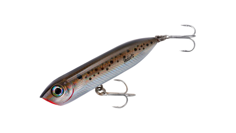 Heddon Chug'n Spook Jr Topwater Walking Bait, 3.5in, 1/2oz, Speckled Trout, X9536437