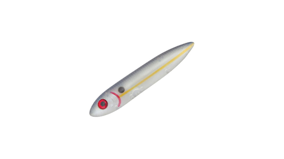 Heddon Rattlin' Spook Topwater Walking Bait, 4-1/2in, 3/4 oz, Pearl Shad, XR9253432