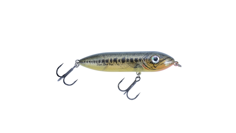 Heddon Super Spook Boyo Topwater Walking Bait, 3in, 3/8 oz, Florida Bass, X9235HFB
