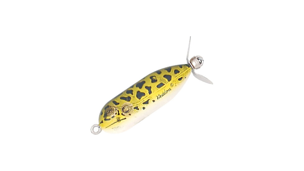 Heddon Tiny Torpedo Topwater Prop Bait, 1-7/8in, 1/4 oz, Natural Leopard Frog, X0360NF