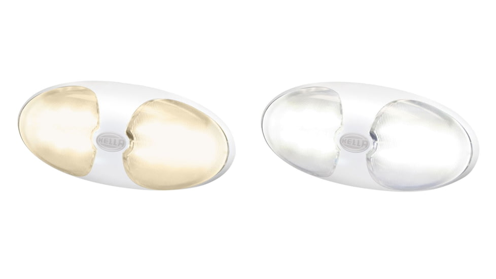 Hella Marine DuraLED 12 Interior/Exterior Lamp w/Switch, Warm White, White