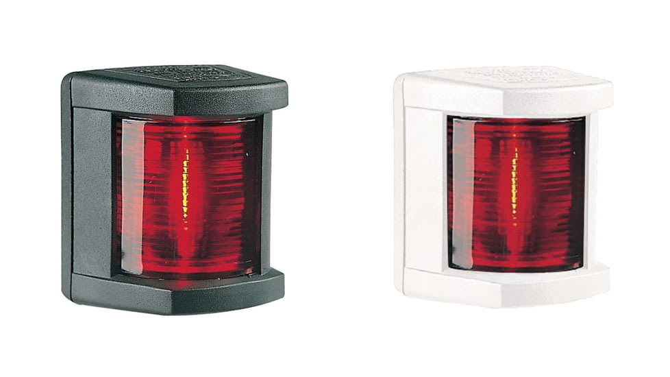 Hella Marine Port Navigation Lamp- Incandescent, Black, White