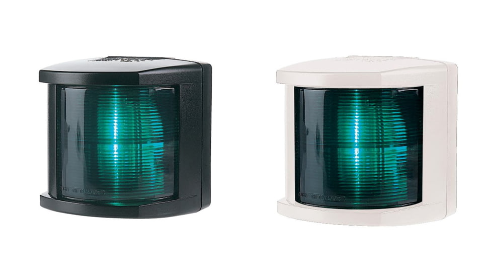 Hella Marine Starboard Navigation Light, Black, White