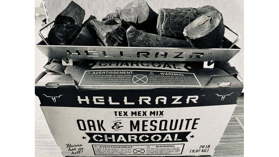 EDEMO HELLRAZR YAMA Charcoal Basket, Silver, YAMA-A-CB-7, EDEMO1