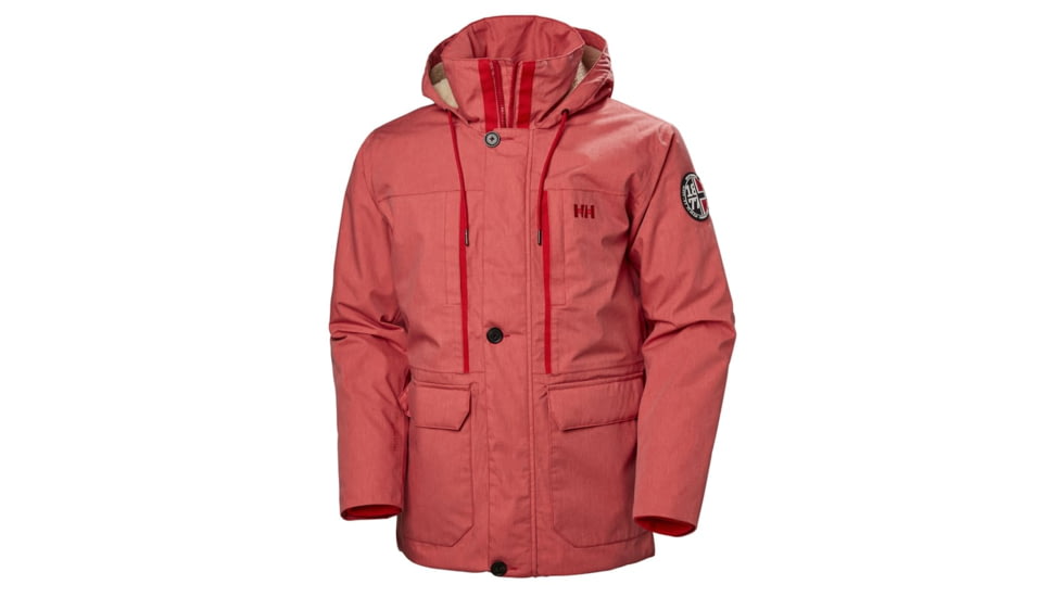 Helly Hansen 1877 Parka - Mens, Flag Red, 2XL, 53333-110-2XL