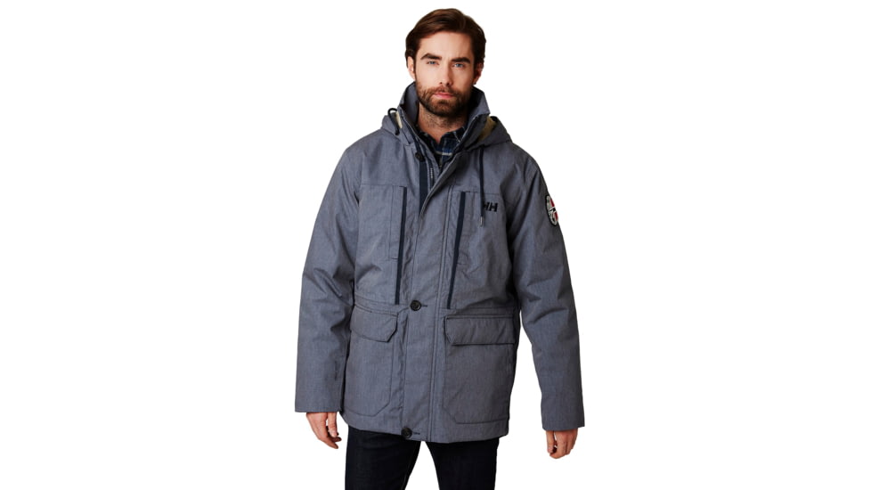 Helly Hansen 1877 Parka - Mens, Navy, 2XL, 53333-597-2XL