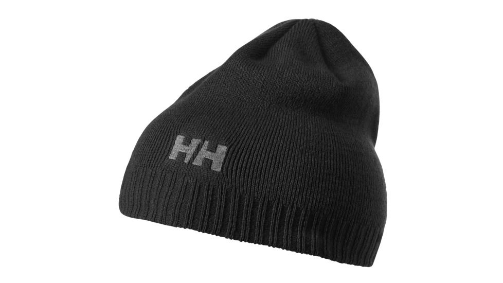 Helly Hansen Brand Beanie - Mens-Black