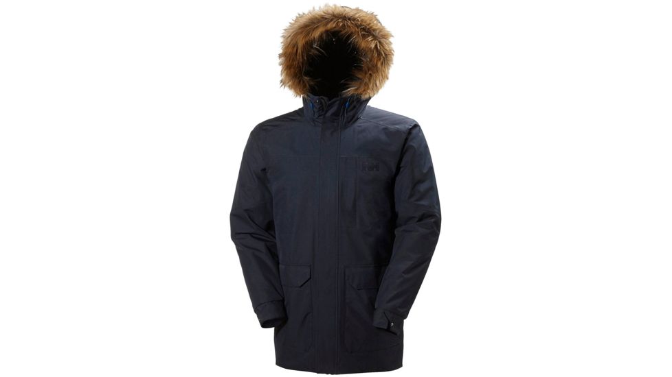 Helly Hansen Dubliner Parka - Mens, Navy, Large, 54403-597-L